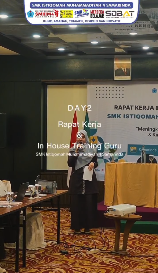 SMK Istiqomah Muhammadiyah 4 Samarinda Gelar Rapat Kerja dan In House Training Guru